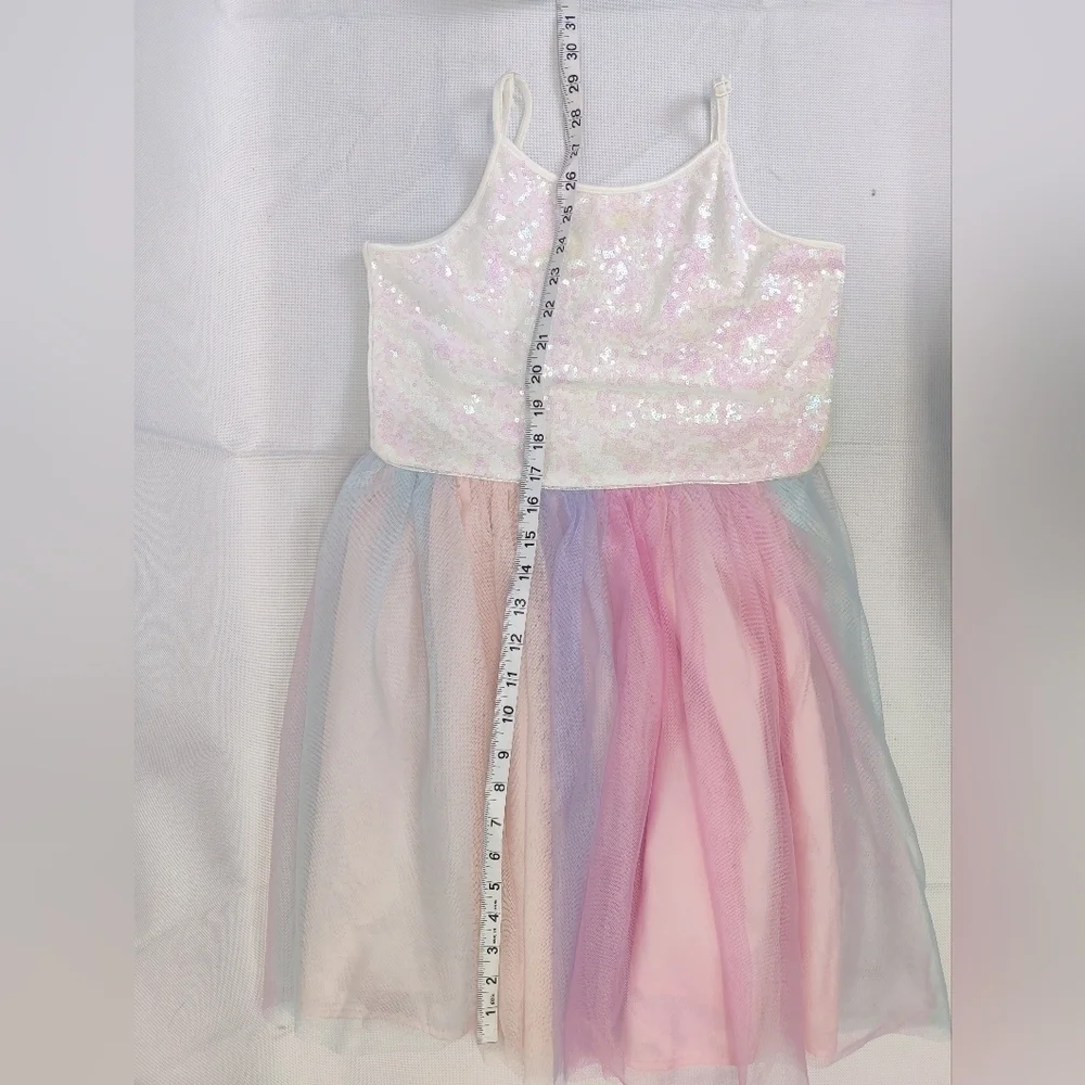 Gymboree Summer Romper Little Girls Sz Large 10 - 12 + FREE Cat Jack Tulle Dress